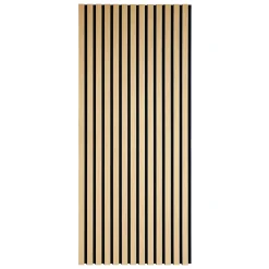 Akustikpanel i egetræsfiner 1200x520x18 mm