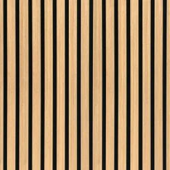 Akustikpanel i egetræsfiner 2600x520x18 mm