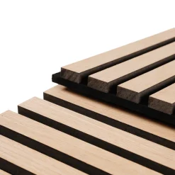 Akustikpanel i egetræsfiner 2600x520x18 mm
