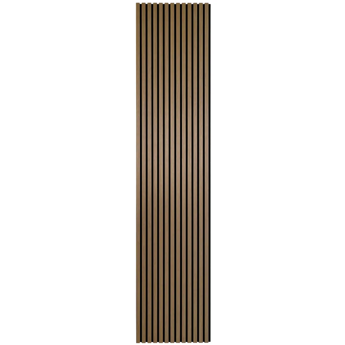 Akustikpanel i røget egetræsfiner 2400x520x18 mm