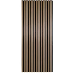 Akustikpanel i røget egetræsfiner 1200x520x18 mm