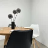 Aria spisebordsstol sort med sorte træben