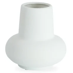 Birka keramik vase hvid 15 cm