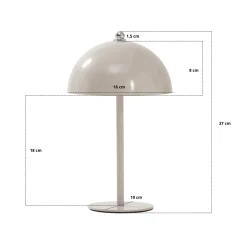 Bloom bordlampe Beige