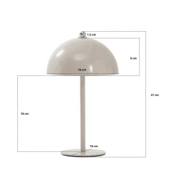 Bloom bordlampe Lyserød