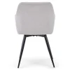 Carlo spisebordsstol - Beige polstret med drejefunktion 360 grader