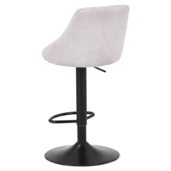 Cassie - beige justerbar barstol med drejefunktion 360 grader