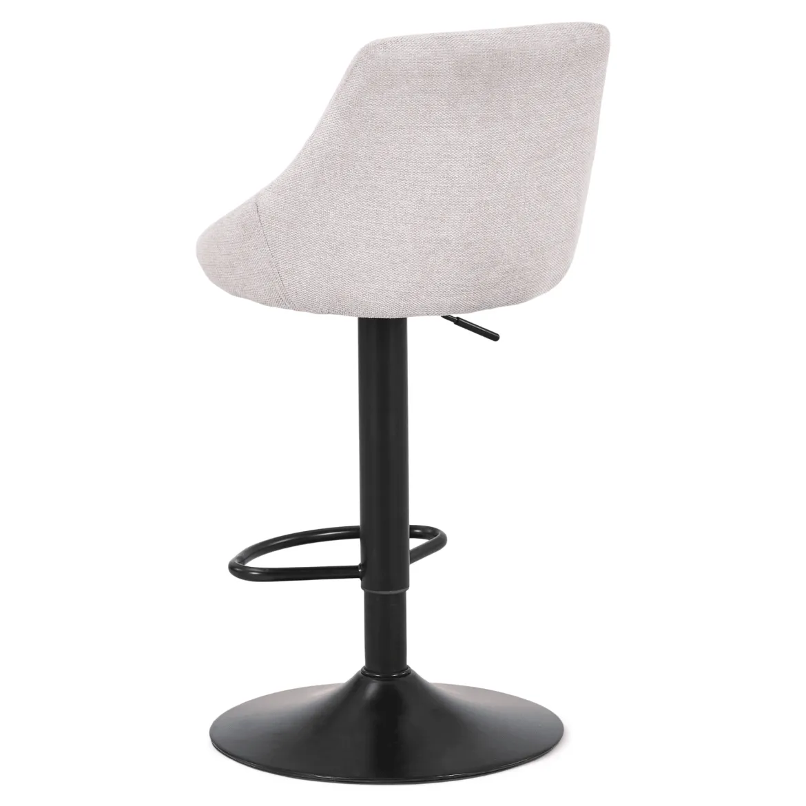Cassie - beige justerbar barstol med drejefunktion 360 grader