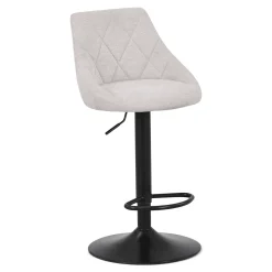 Cassie - beige justerbar barstol med drejefunktion 360 grader