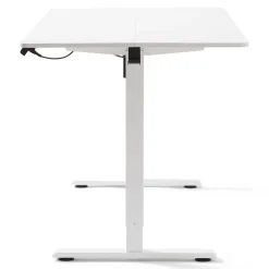Damian hæve- og sænkebord skrivebord 160x80 cm i hvid