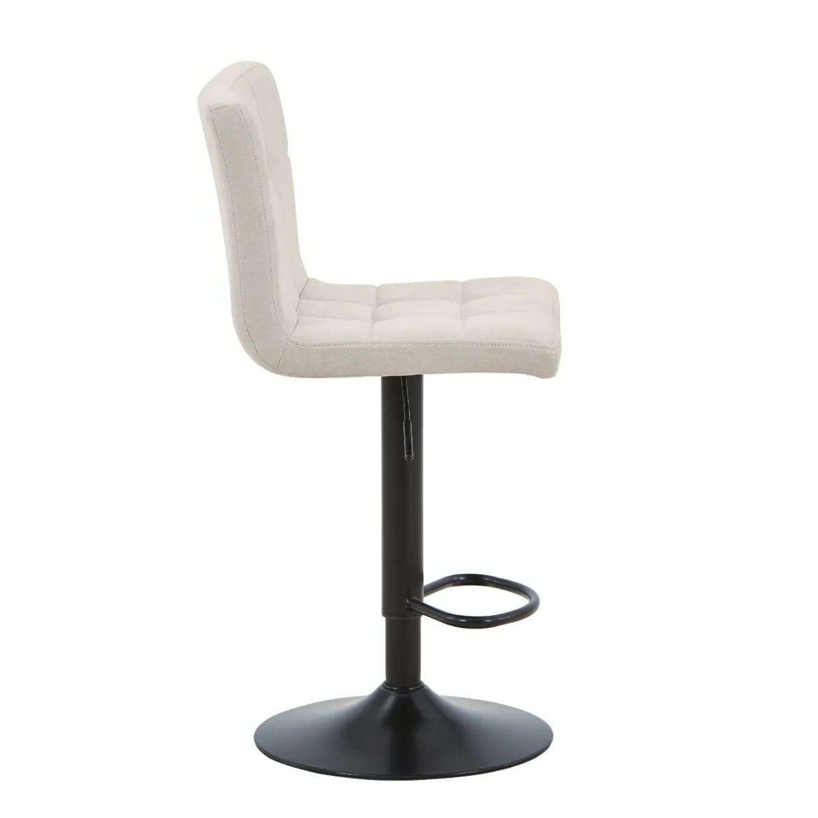 Diana - beige justerbar barstol med drejefunktion 360 grader