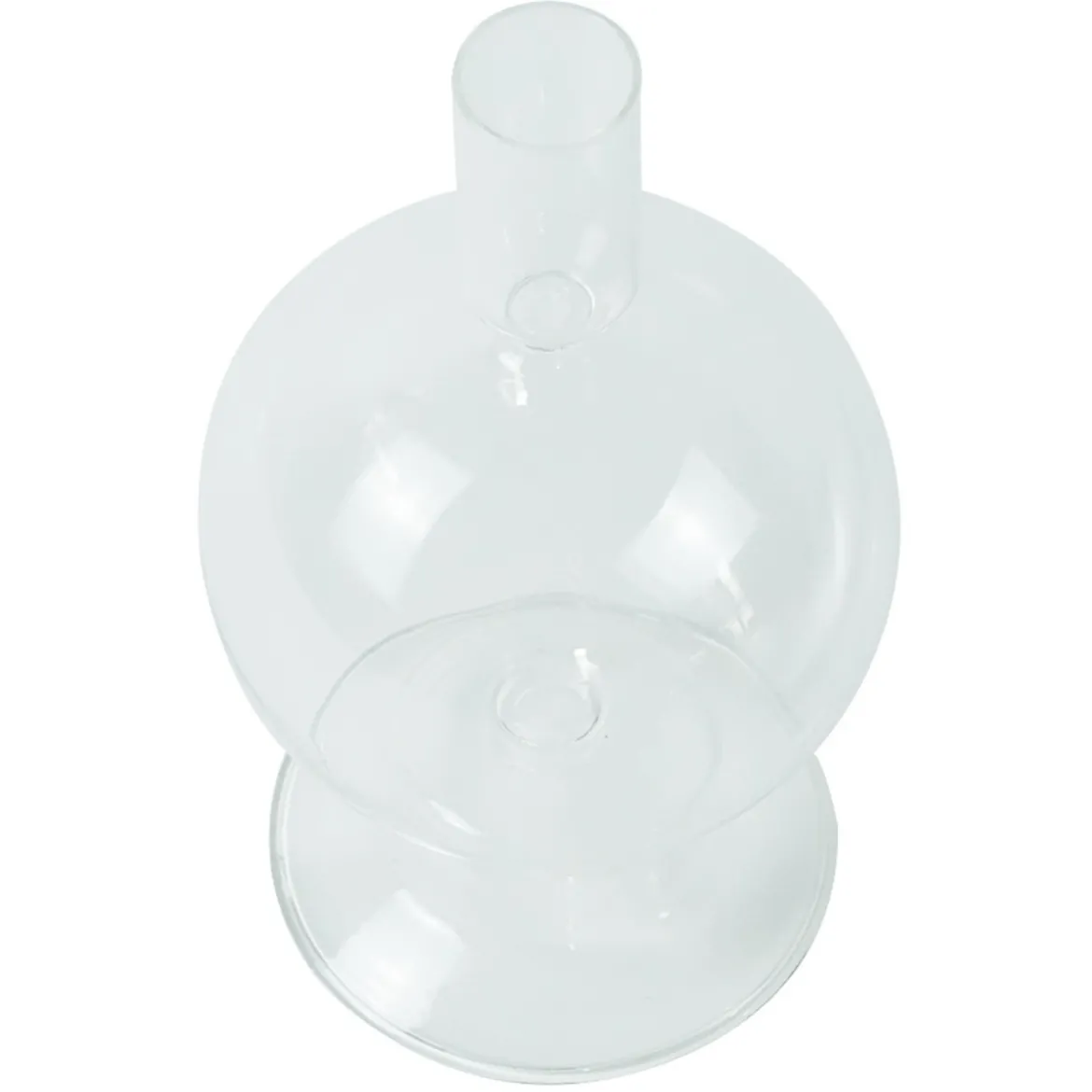 Effi glas lysestage klar 20 cm