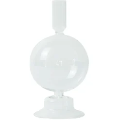Effi glas lysestage klar 20 cm