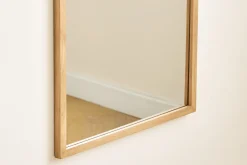 Elvira spejl 120x50 cm med træramme i eg