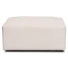 Emilia puf i beige L: 79 X D: 79 X H: 39 cm