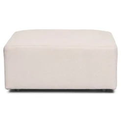 Emilia puf i beige L: 79 X D: 79 X H: 39 cm