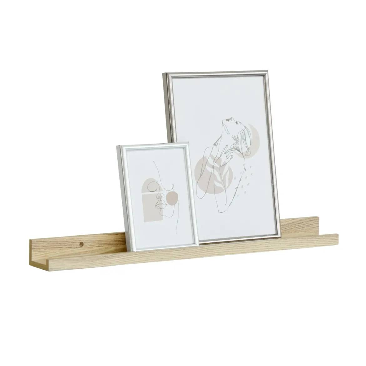 Emmie billedhylde eg 60x7 cm