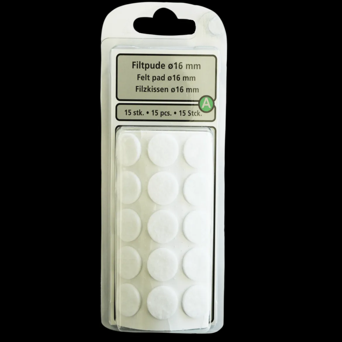 Filtpuder ø16mm