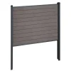 Finley komposithegn startmodul - H: 150 x L: 185 cm - Brun