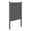 Finley komposithegn startmodul - H: 180 x L: 95 cm - Antracitgrå/sort