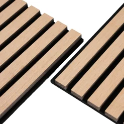 Fleksibel akustikpanel i egetræsfiner 2400x520x18 mm