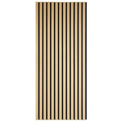 Fleksibel akustikpanel i egetræsfiner 1200x520x18 mm