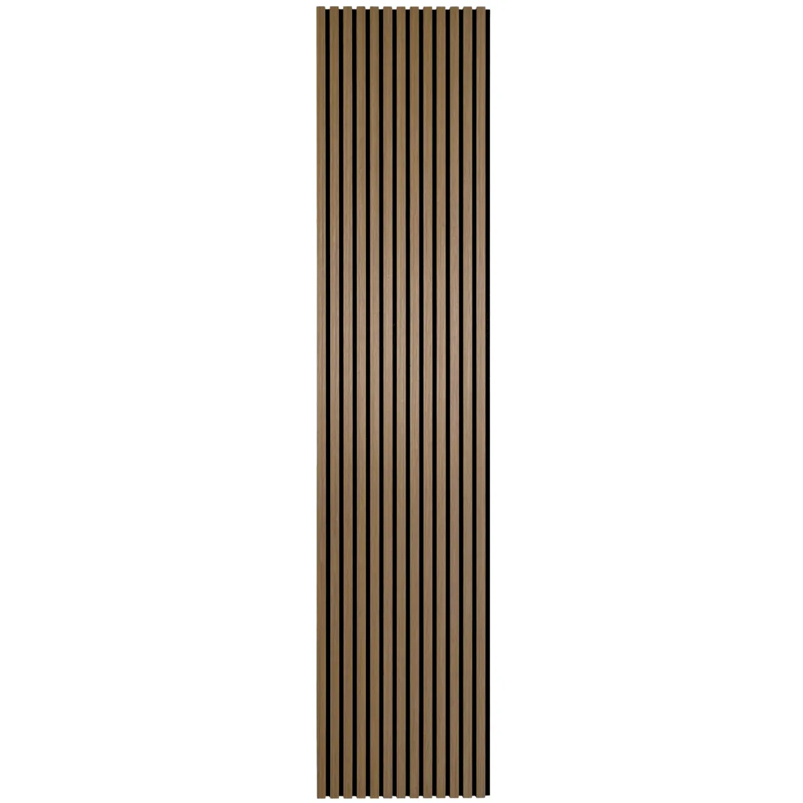 Fleksibel akustikpanel i røget egetræsfiner 2400x520x18 mm