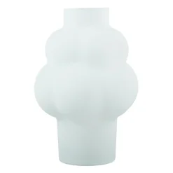 Foxy glas vase hvid 21 cm