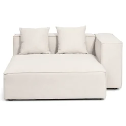 Hailey - Højrevendt chaiselong modulsofa i beige med 2 moduler L: 294 X D: 148 X H: 65 cm