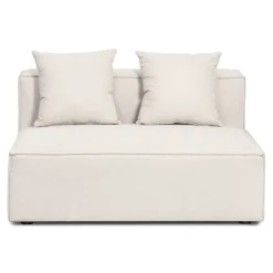 Hailey - Hjørnesofa modulsofa i beige med 4 moduler (Opstilling 1) L: 368 X D: 247 X H: 65 cm