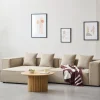 Hailey - Hjørnesofa modulsofa i sand med 4 moduler (Opstilling 1) L: 368 X D: 247 X H: 65 cm