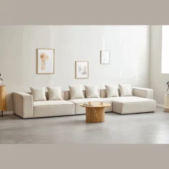 Hailey - Modulsofa I Beige Med 3 Moduler L: 415 X D: 100 X H: 65 cm
