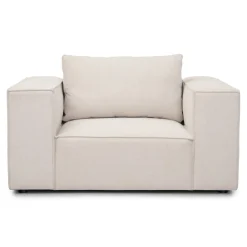 Hailey lænestol i beige L: 136 X D: 100 X H: 64 Cm