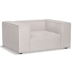 Hailey lænestol i beige L: 136 X D: 100 X H: 64 Cm