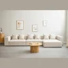 Hailey midtermodul i beige L: 121 X D: 100 X H: 65 cm