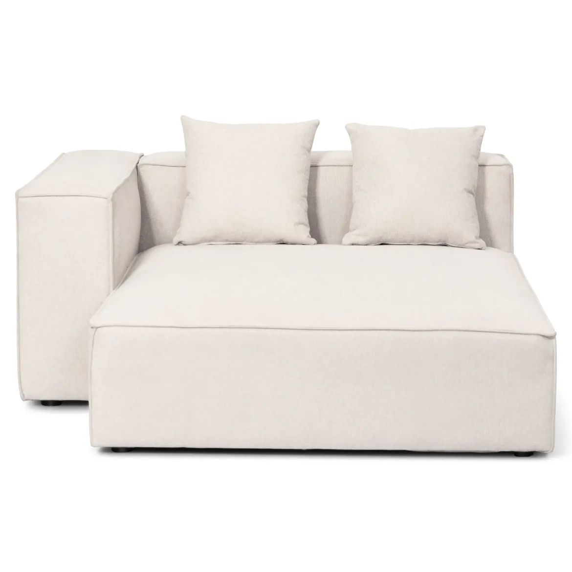 Hailey venstre chaiselong modul i beige L: 147 X D: 148 X H: 65 cm