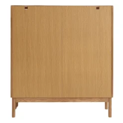 Havana egetræ vitrineskab med 2 låger -110x40x100 cm