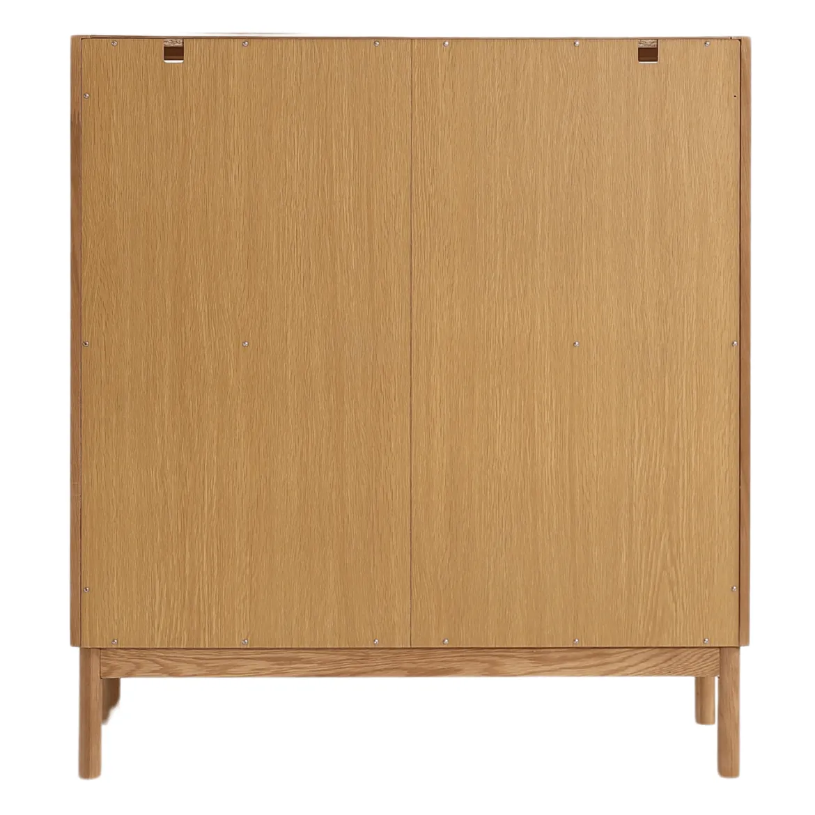 Havana egetræ vitrineskab med 2 låger -110x40x100 cm
