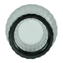 Hera glas vase grå 23 cm