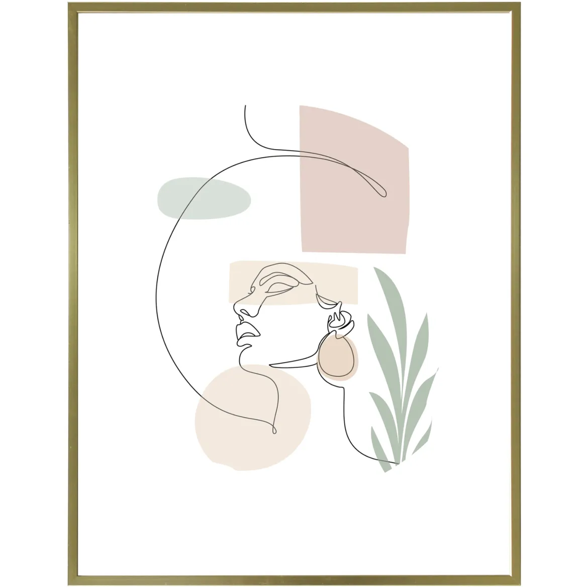 Ibi billedramme 30x40 cm guld