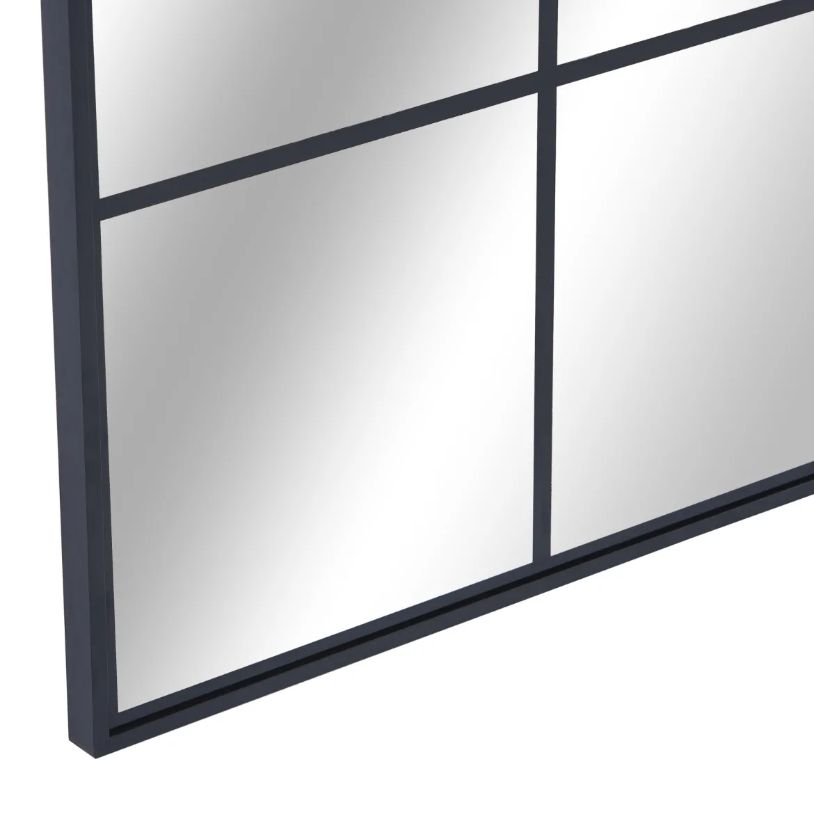 Josie New yorker spejl sort 120x60 cm