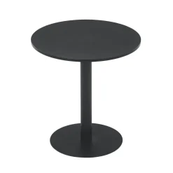 Lara sort rundt cafebord Ø70 cm