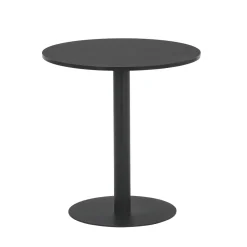 Lara sort rundt cafebord Ø70 cm
