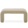 Lianna bænk i beige boucle 95x40x44 cm