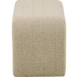 Lianna bænk i beige boucle 95x40x44 cm
