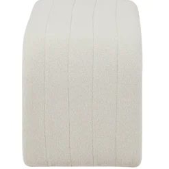 Lianna bænk i hvid boucle 95x40x44 cm