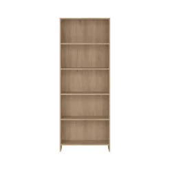 Maddie reol med 5 hylder i eg 175,5x66x25,5 cm