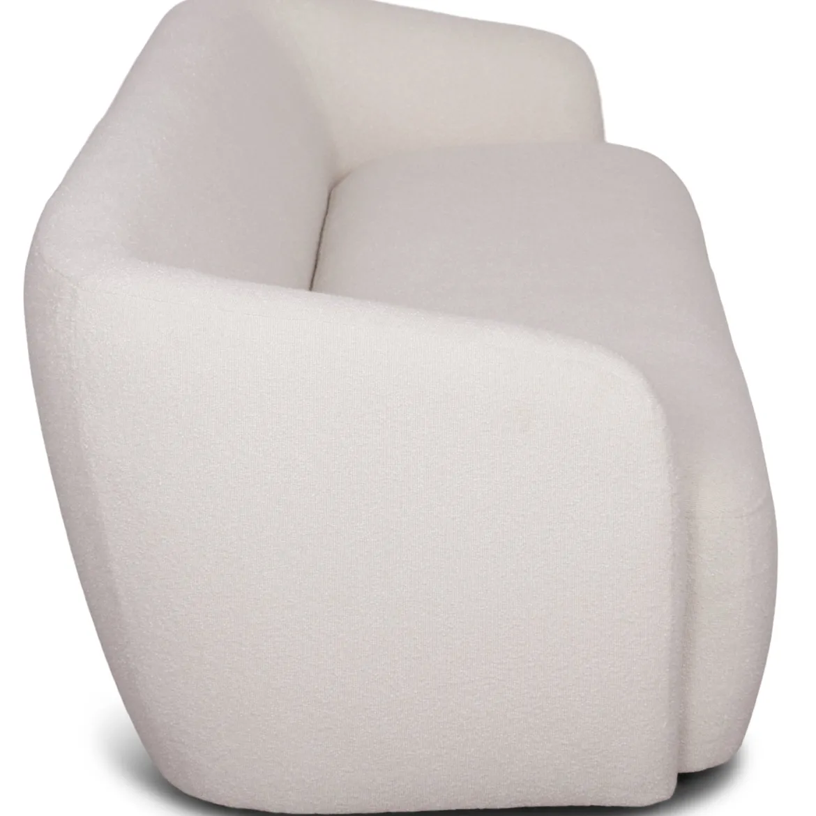 Melisa - 2 personers sofa i hvid boucle L: 173 x D: 84 x H: 66 cm