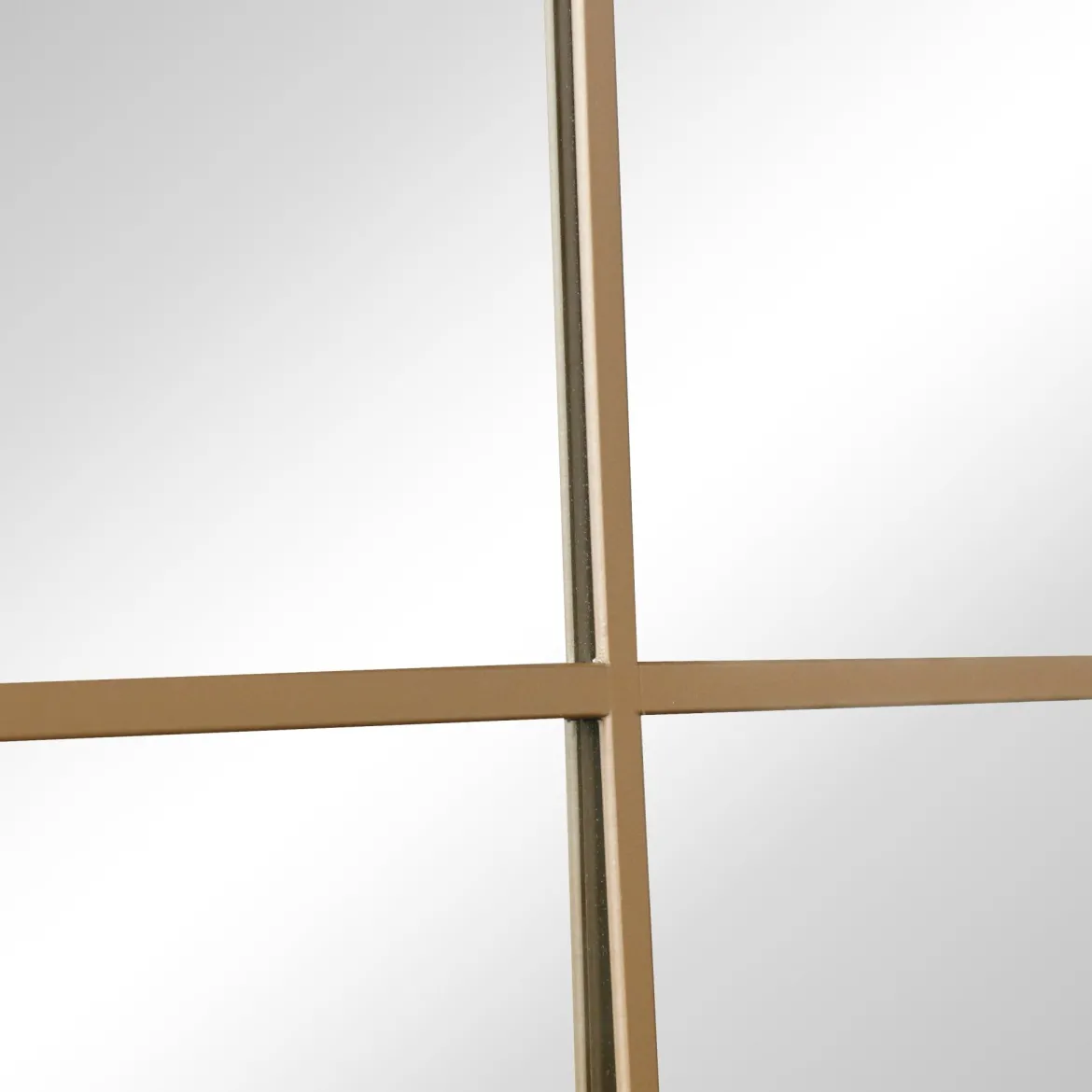New Yorker spejl med guld/messing farvet ramme 180 x 80 cm