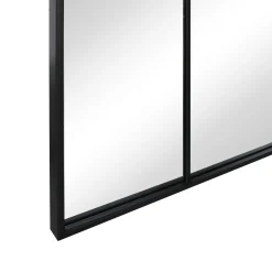 New Yorker spejl med sort ramme 180 x 80 cm